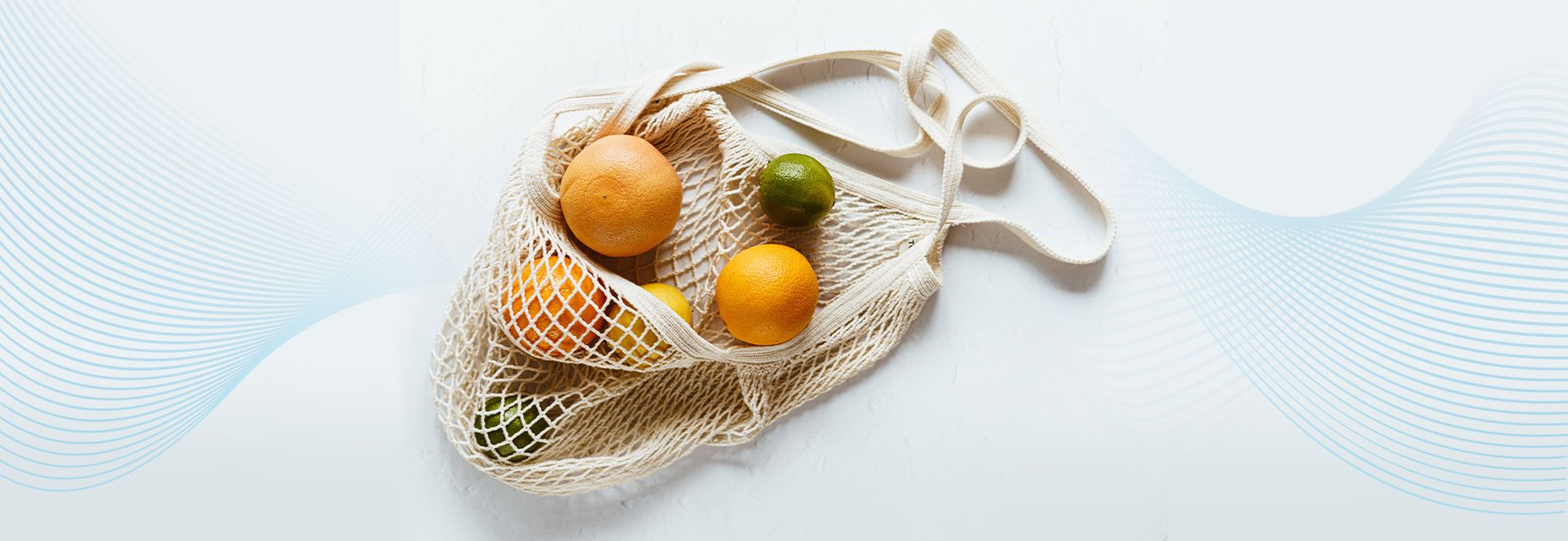 Shopping bag with eco products