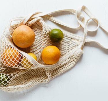 Shopping bag with eco products