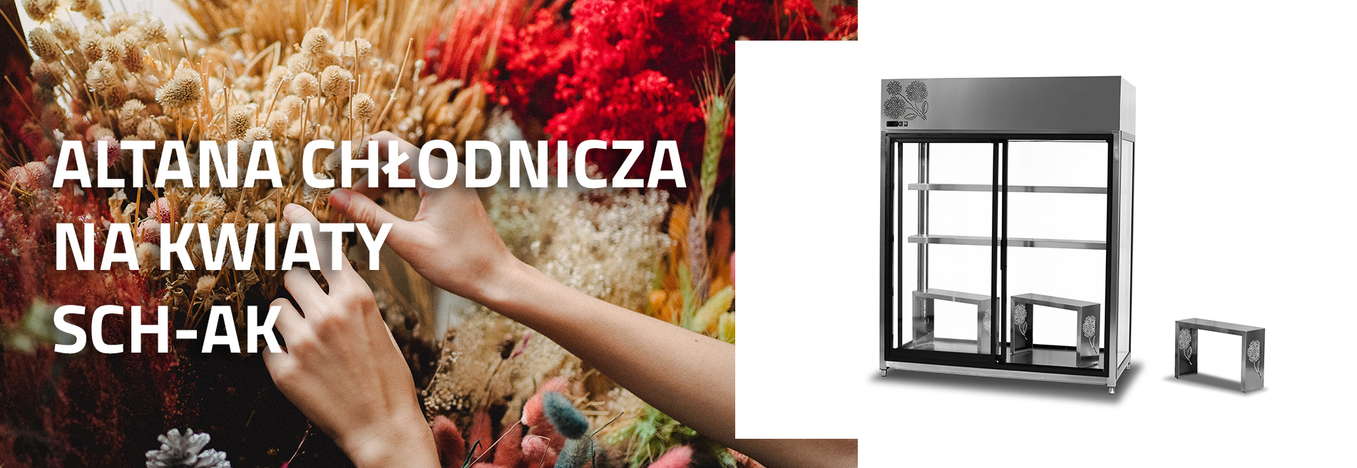 Altana chlodnicza na kwiaty
