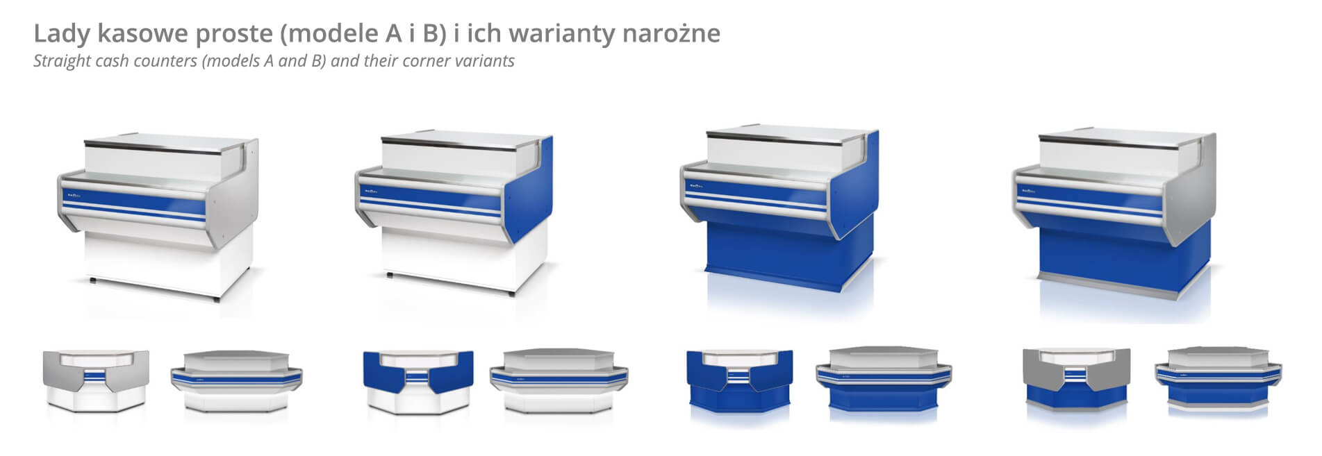 Different cash counters 